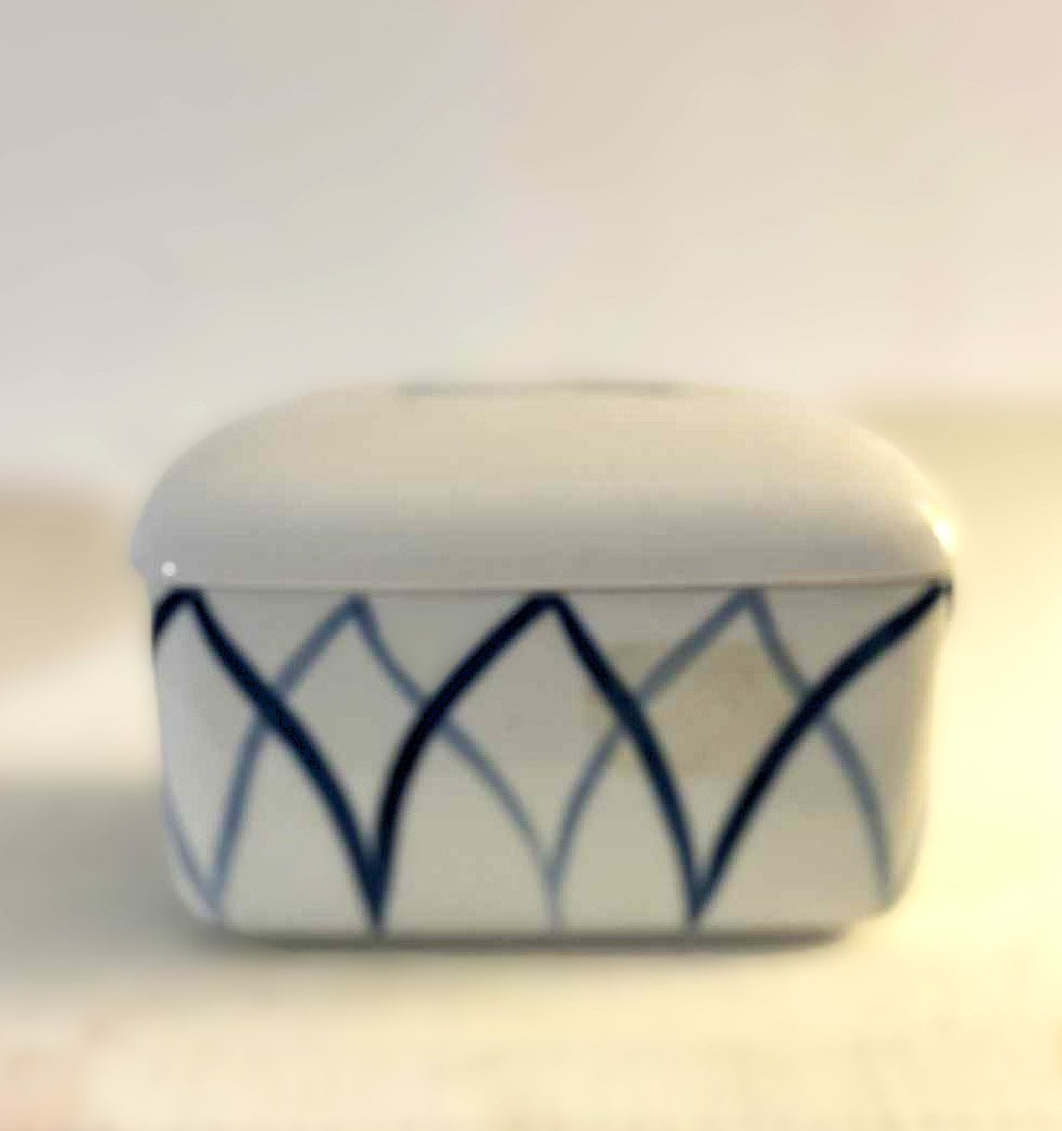 Smørboks Harlekin, Dan-ild, Lyngby Porcelæn - nr. 1557520022