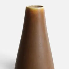 Large Palshus Torpedo vase Brown Hare Fur Glaze, Denmark 1960s