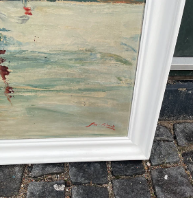 Axel Lind, dansk maler (1907-2011) olie på lærred - nr. 01900