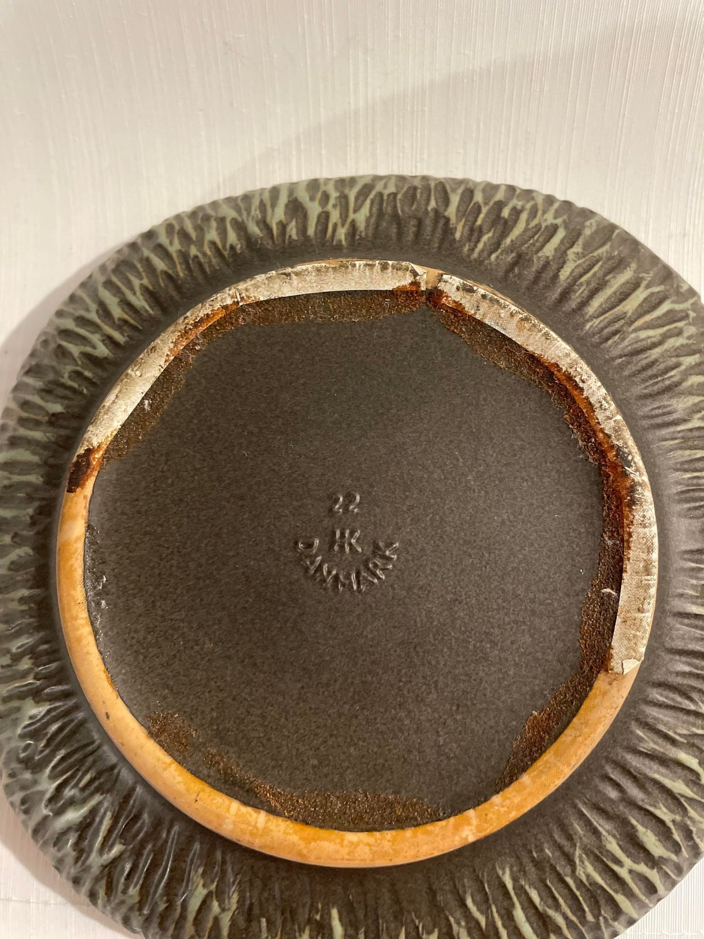 Humlebæk Keramik fad askebæger nr. HK 22 Danmark - nr. 01520