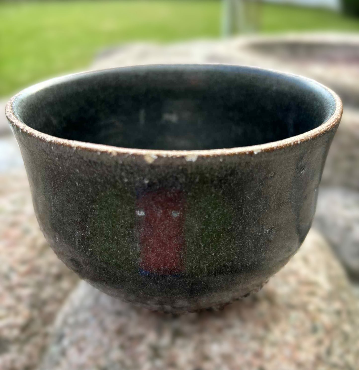 Beautiful vintage ceramic bowl - with signature - no. 0125744