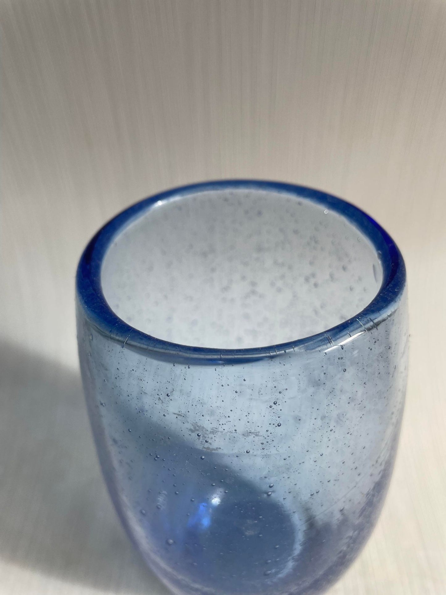 Beautiful vintage glass vase - no. 0630