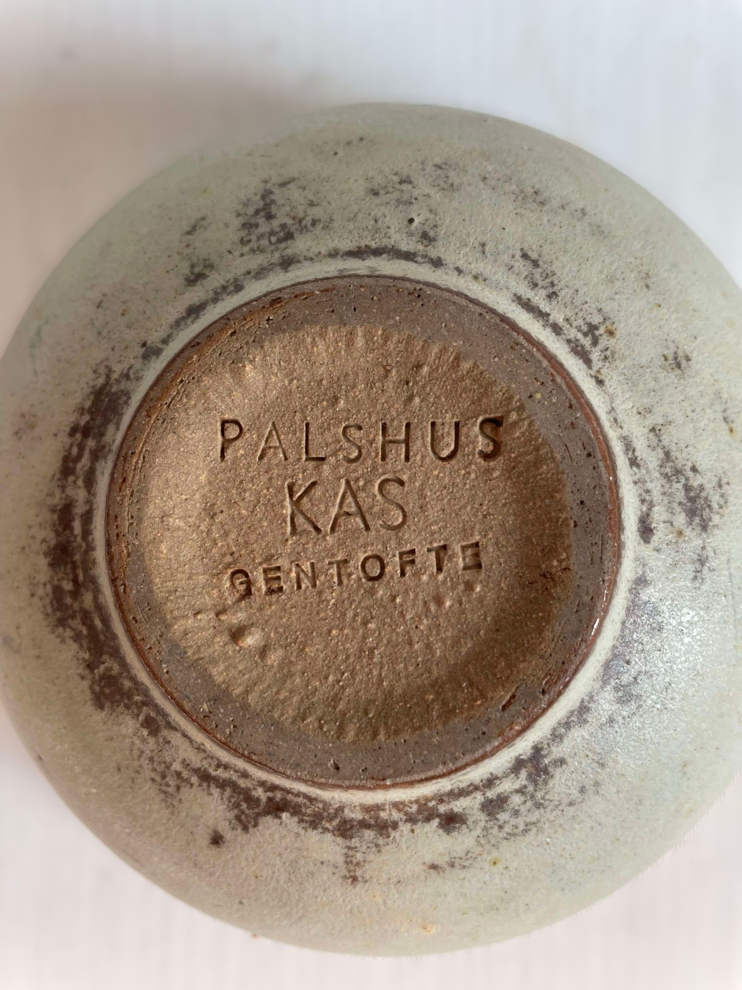 Danish ceramic bowl from the 1960s, designed by Palshus
