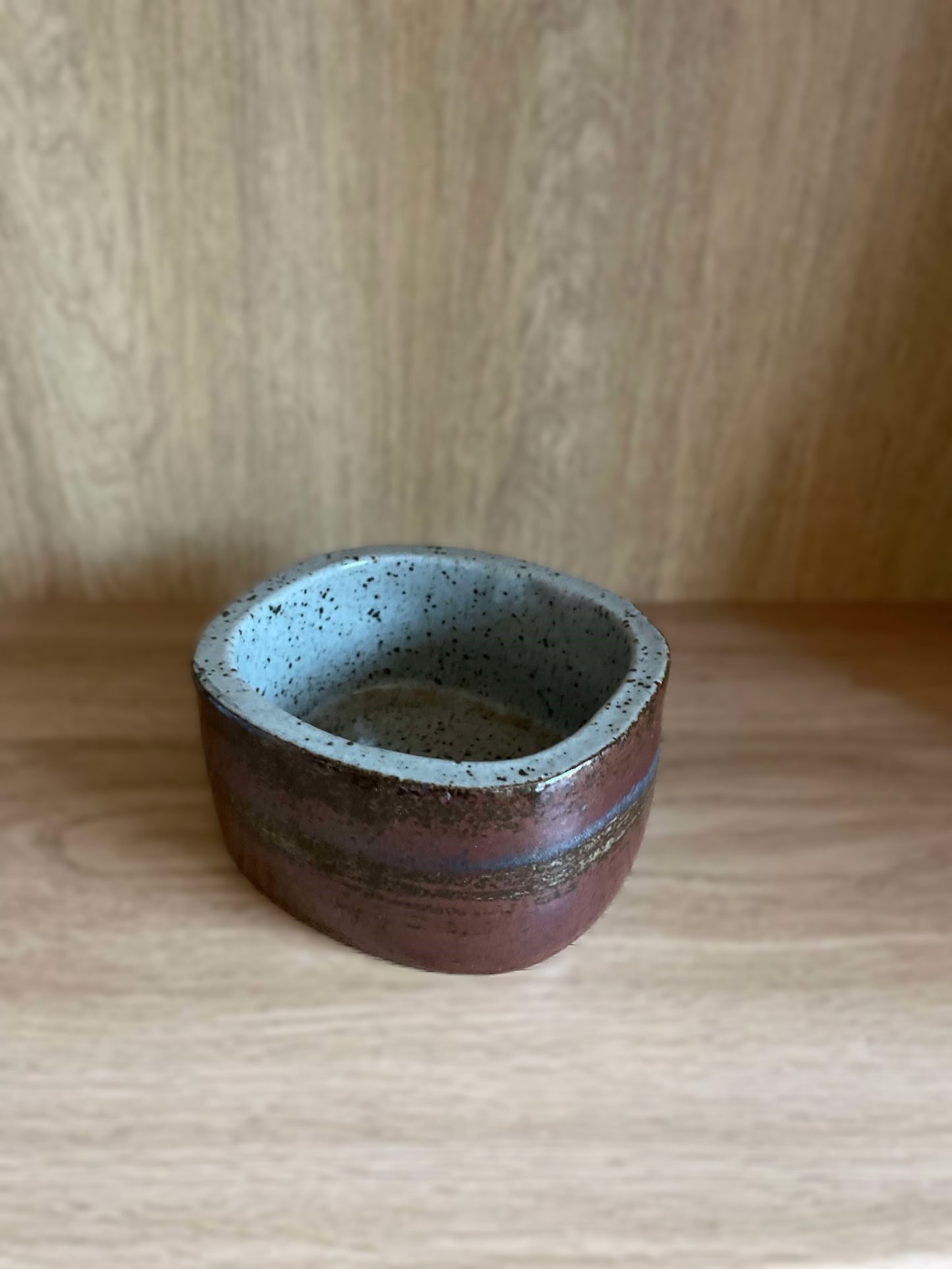 Palshus Ceramic Bowl in Brown/Copper Similar Colors, Denmark 1960s