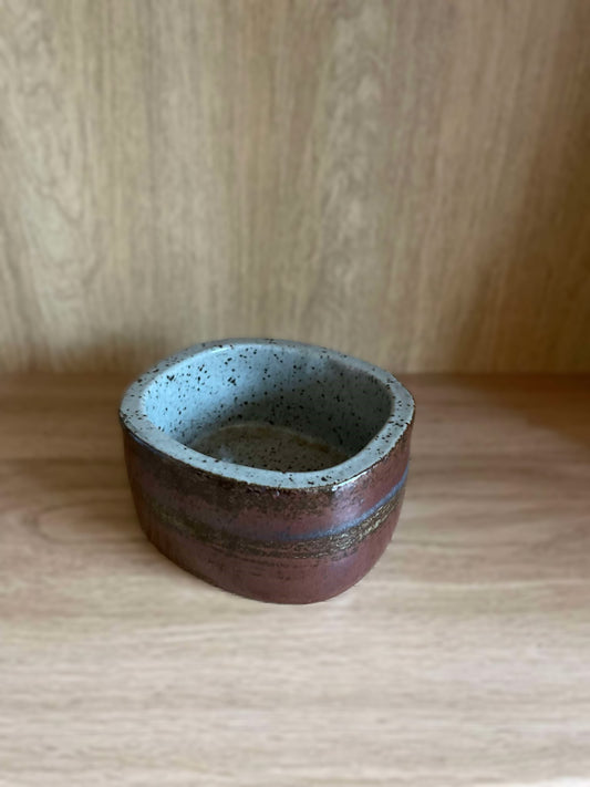 Palshus Ceramic Bowl in Brown/Copper Similar Colors, Denmark 1960s