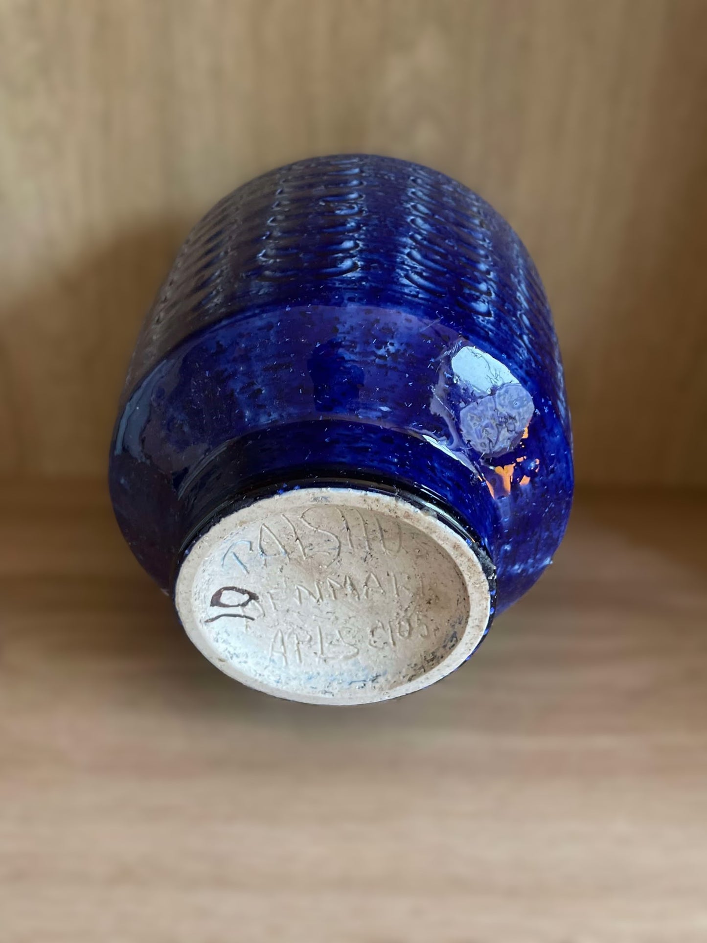 Mid-Century Chamotte stoneware bowl, design by Annelise & Per Linnemann-Schmidt for Palshus