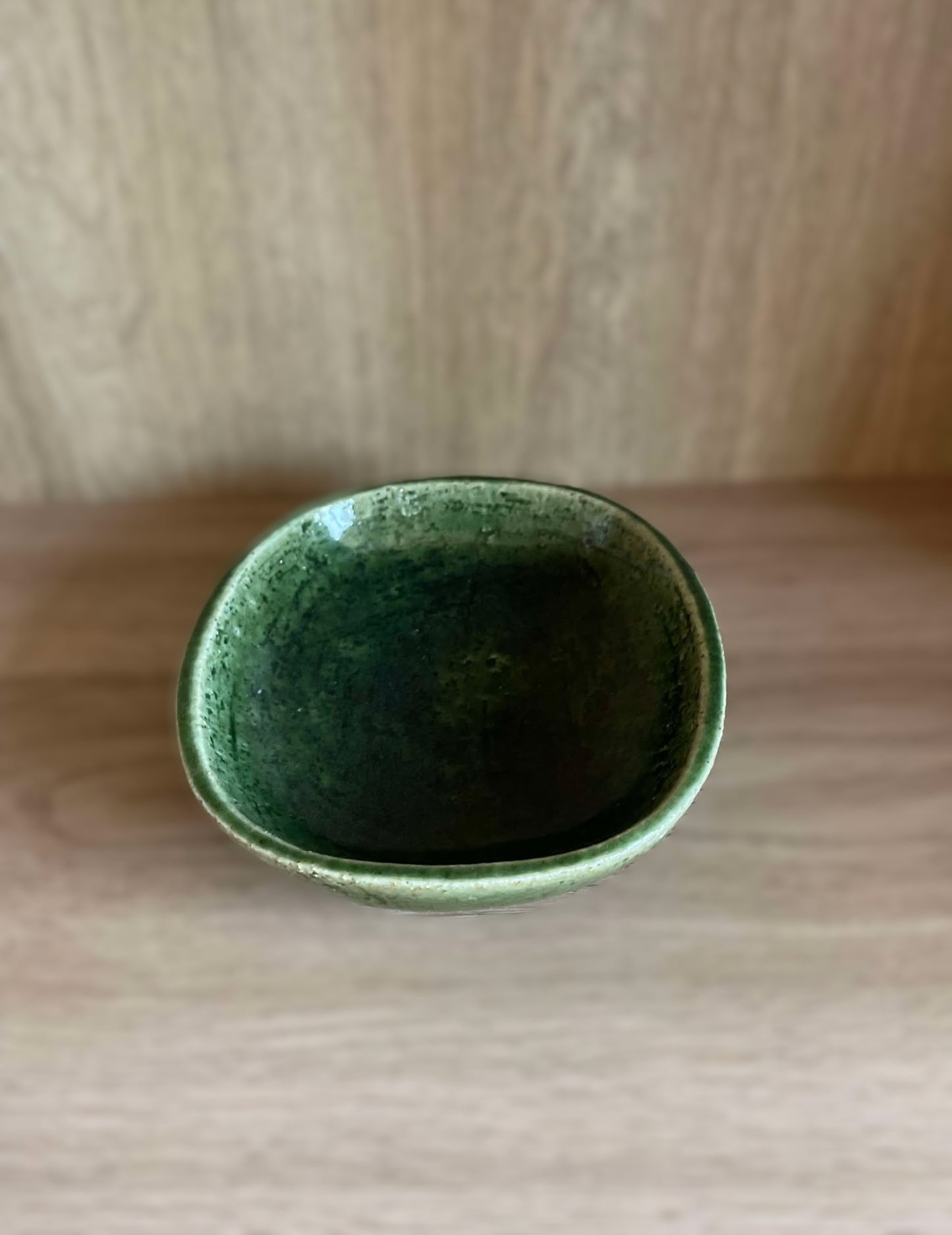 Per Linnemann Schmidt Palshus Green Glazed Stoneware Bowl, 1960s