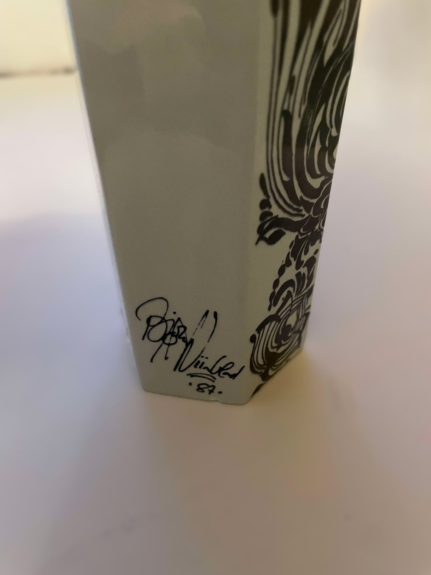 Angular candlestick holder from Nymølle, design by Bjørn Wiinblad - no. 60000