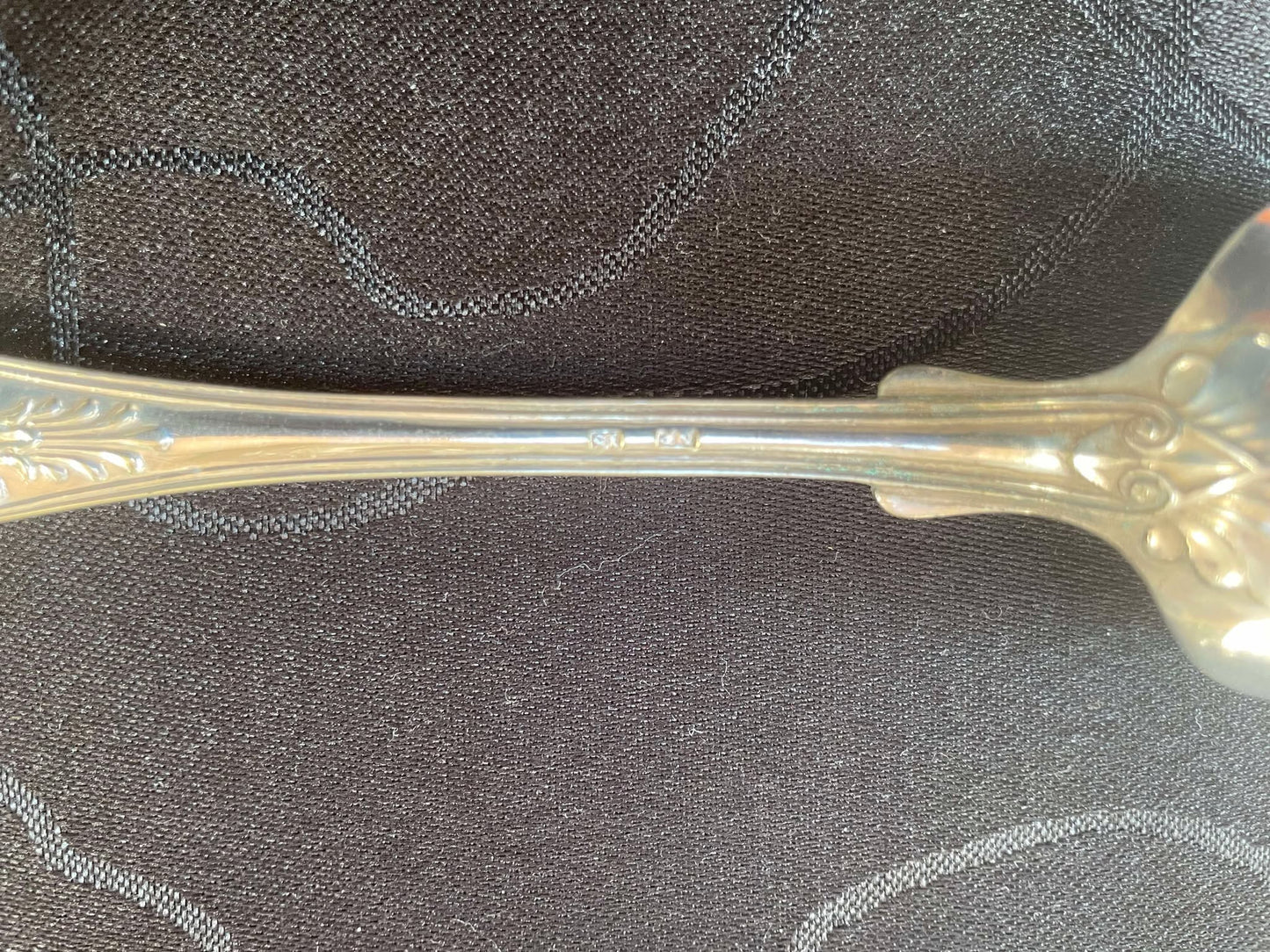 美しいスウェーデンのアンティーク、19世紀の2つの塔の銀食器