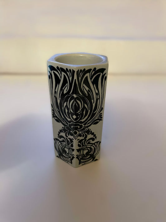 Angular candlestick holder from Nymølle, design by Bjørn Wiinblad - no. 60000