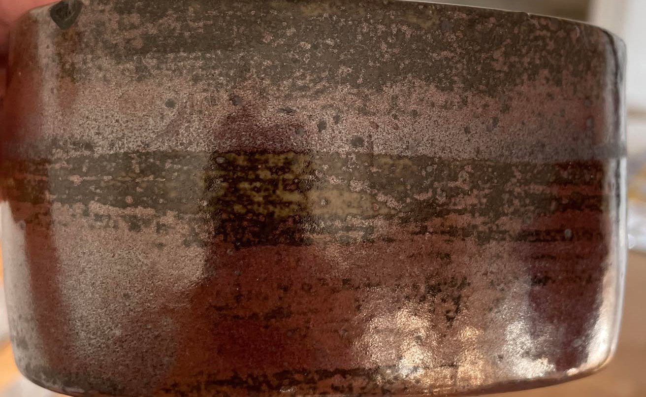 Palshus Ceramic Bowl in Brown/Copper Similar Colors, Denmark 1960s