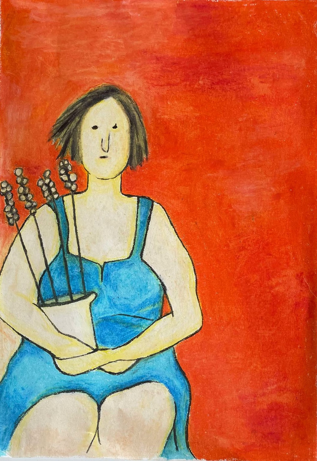 2 sjove tegninger af Tove Dam - nr. 625250