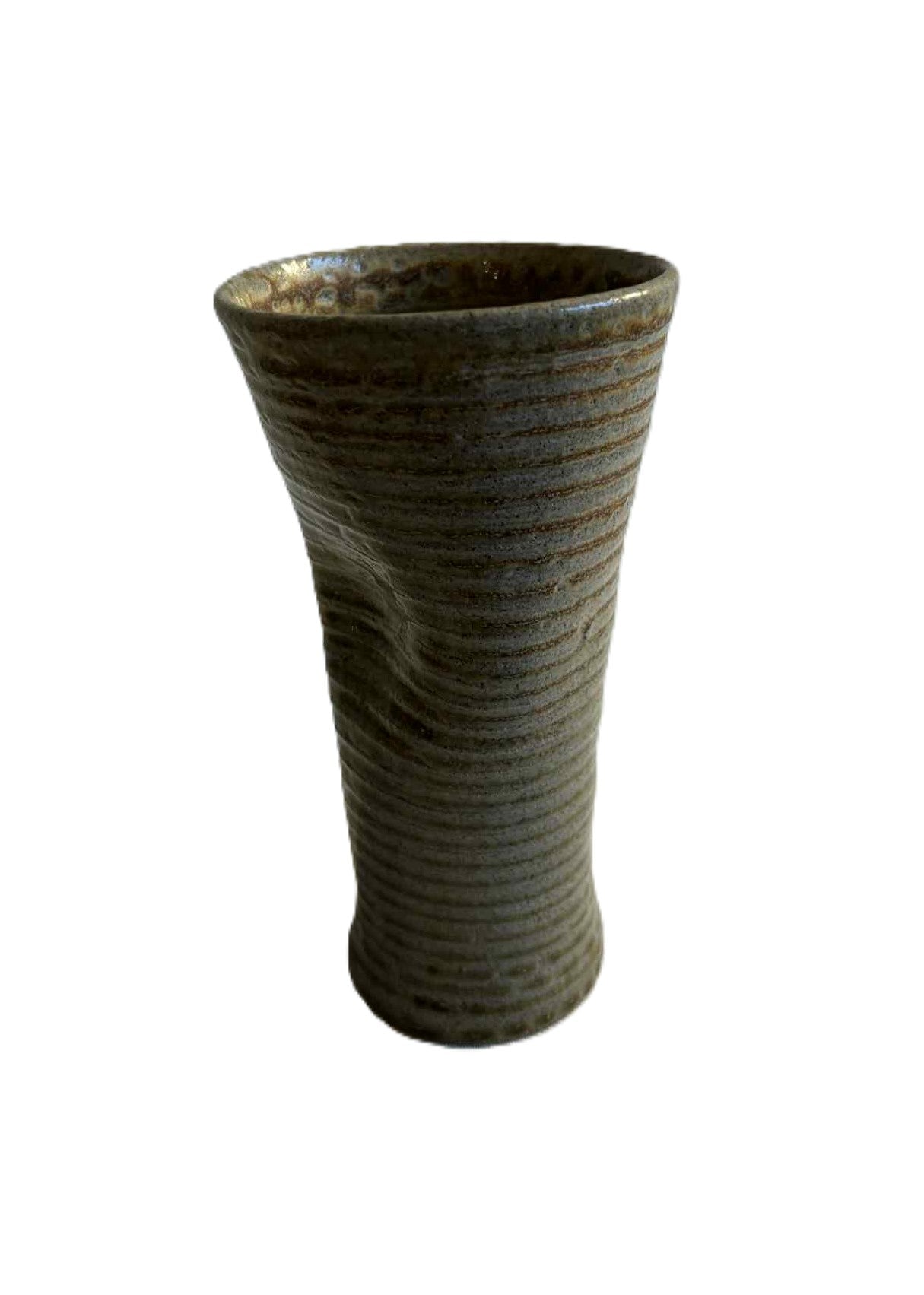 Smuk mellemstor retro vase fra Svenske Hoganas keramik - nr. 8742300254