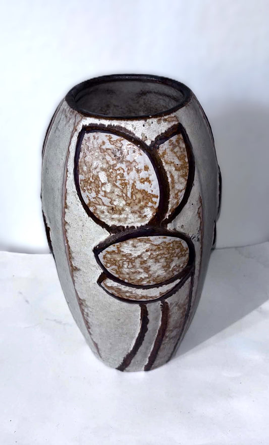 Stentøjsvase fra Søholm, udført af keramiker Naomi Backhausen (1938-2011), Danmark 1970