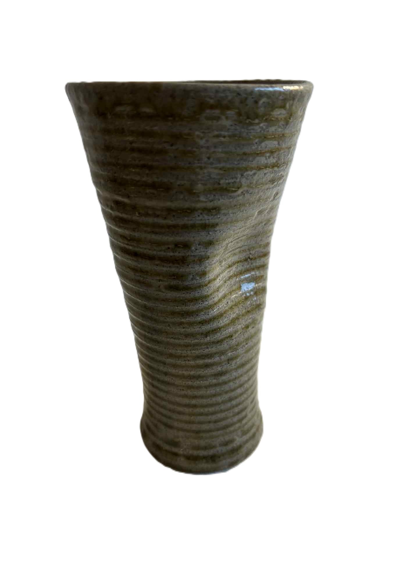 Smuk mellemstor retro vase fra Svenske Hoganas keramik - nr. 8742300254