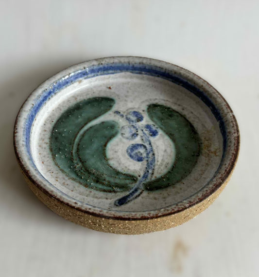 Søholm - handmade bowl / saucer in stoneware. (3108) - no. 01054
