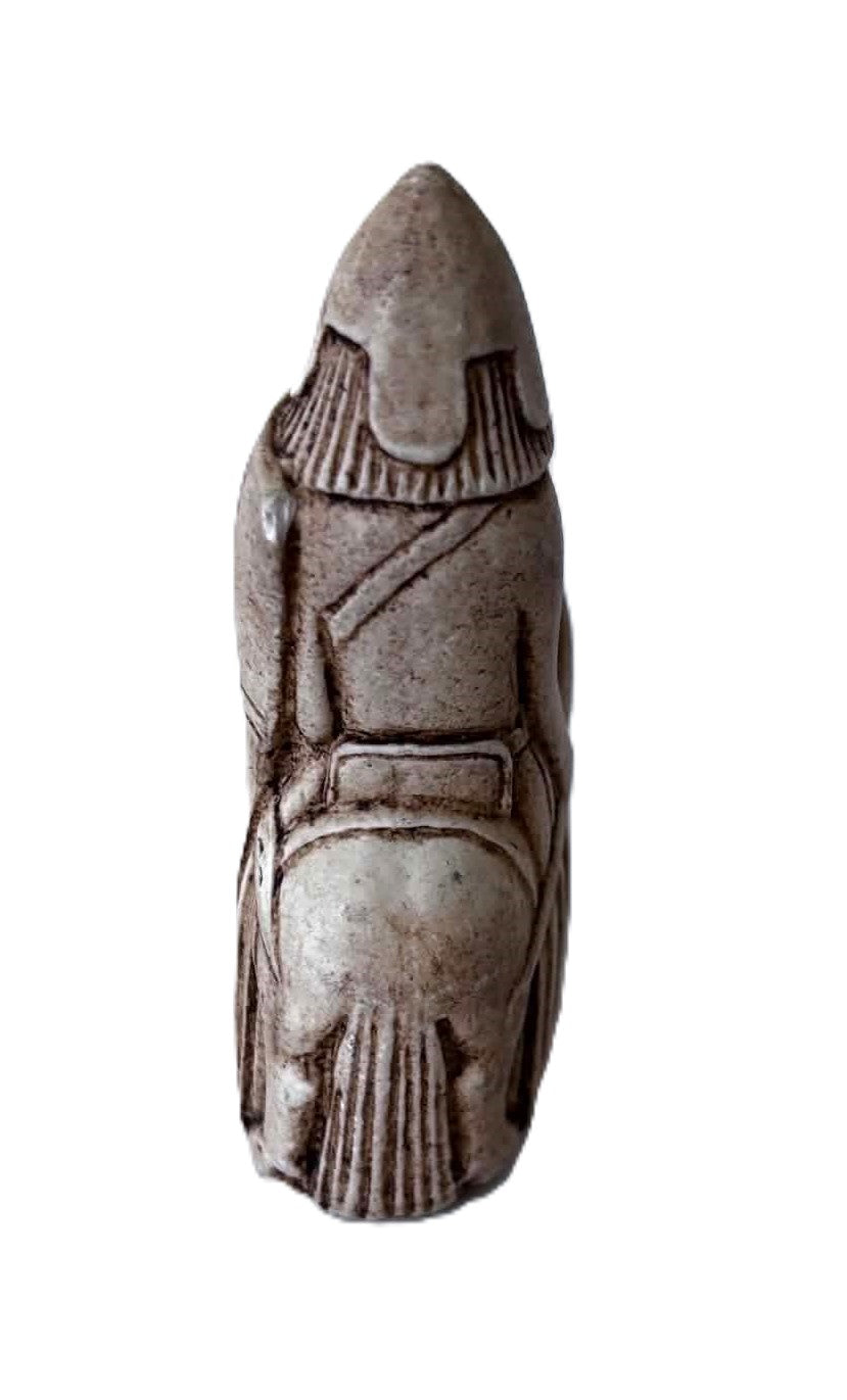 Fun old Knight figure made of Alabaster