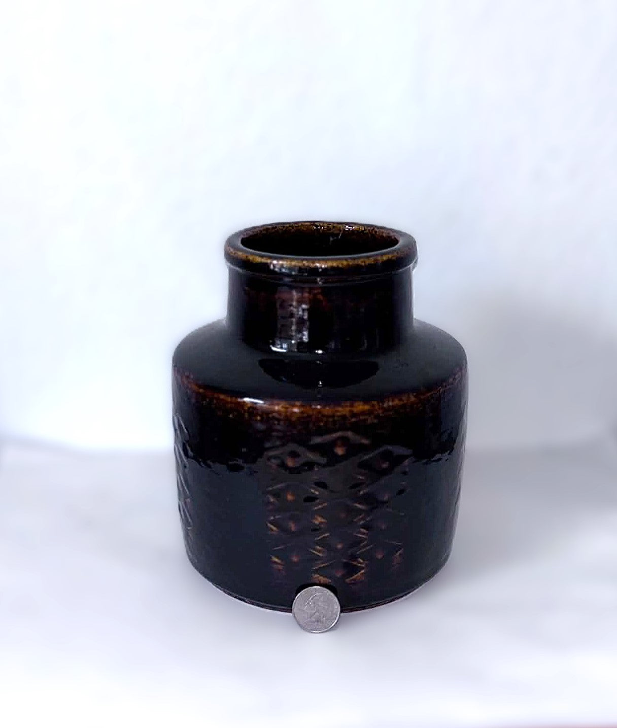 Large Danish Palshus Chamotte Vase – Design by Per Linnemann Schmidt, 1960