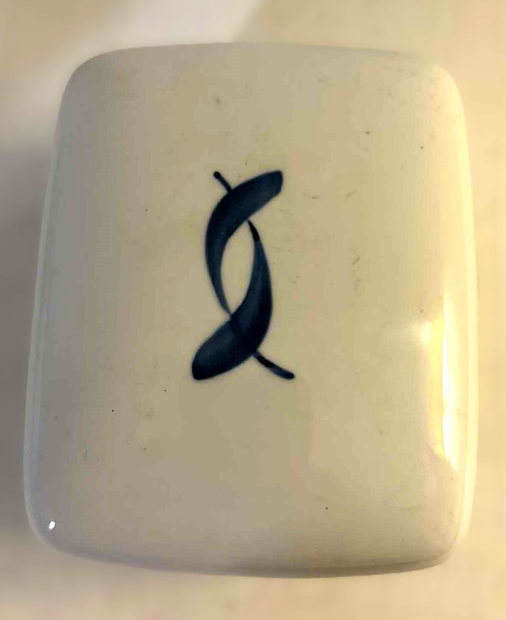 Smørboks Harlekin, Dan-ild, Lyngby Porcelæn - nr. 1557520022