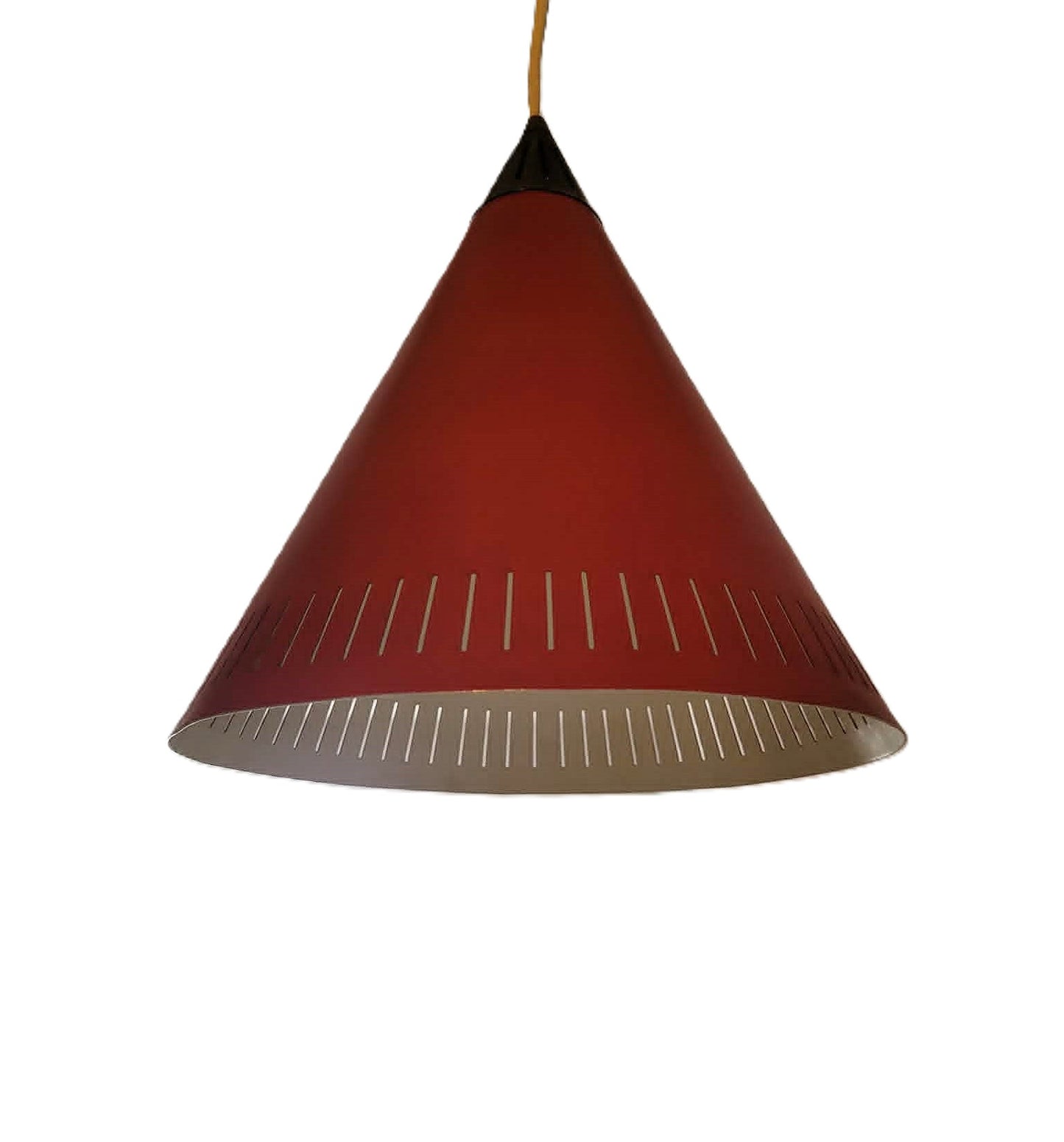 Danish vintage design - Pendant light by Bent Karlby, Denmark 1969