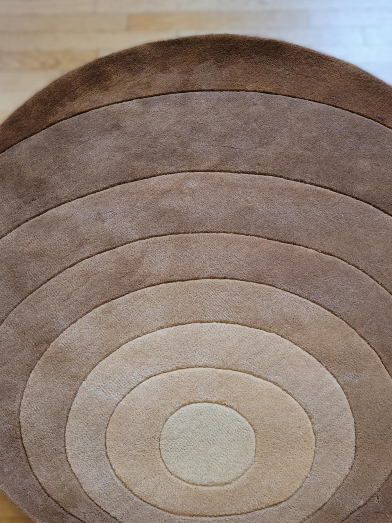 Verner Panton 1926-1998. Circular rug made of 100% New Zealand wool - no. 254789