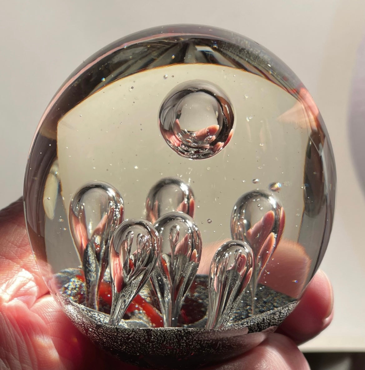 Flot brev glas vægt - nr. 01990