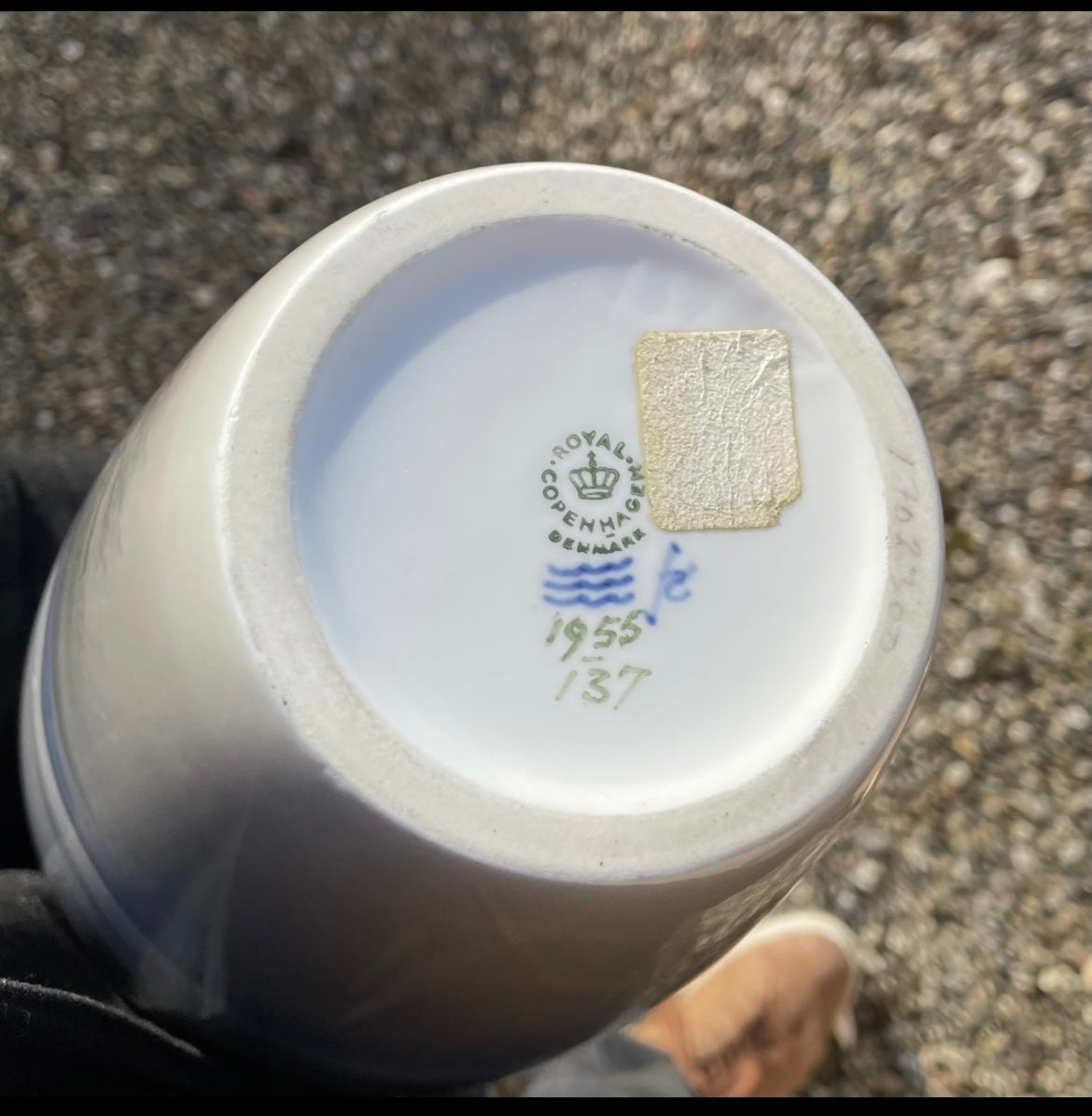 Flot porcelænsvase fra Royal Copenhagen - nr. 011201