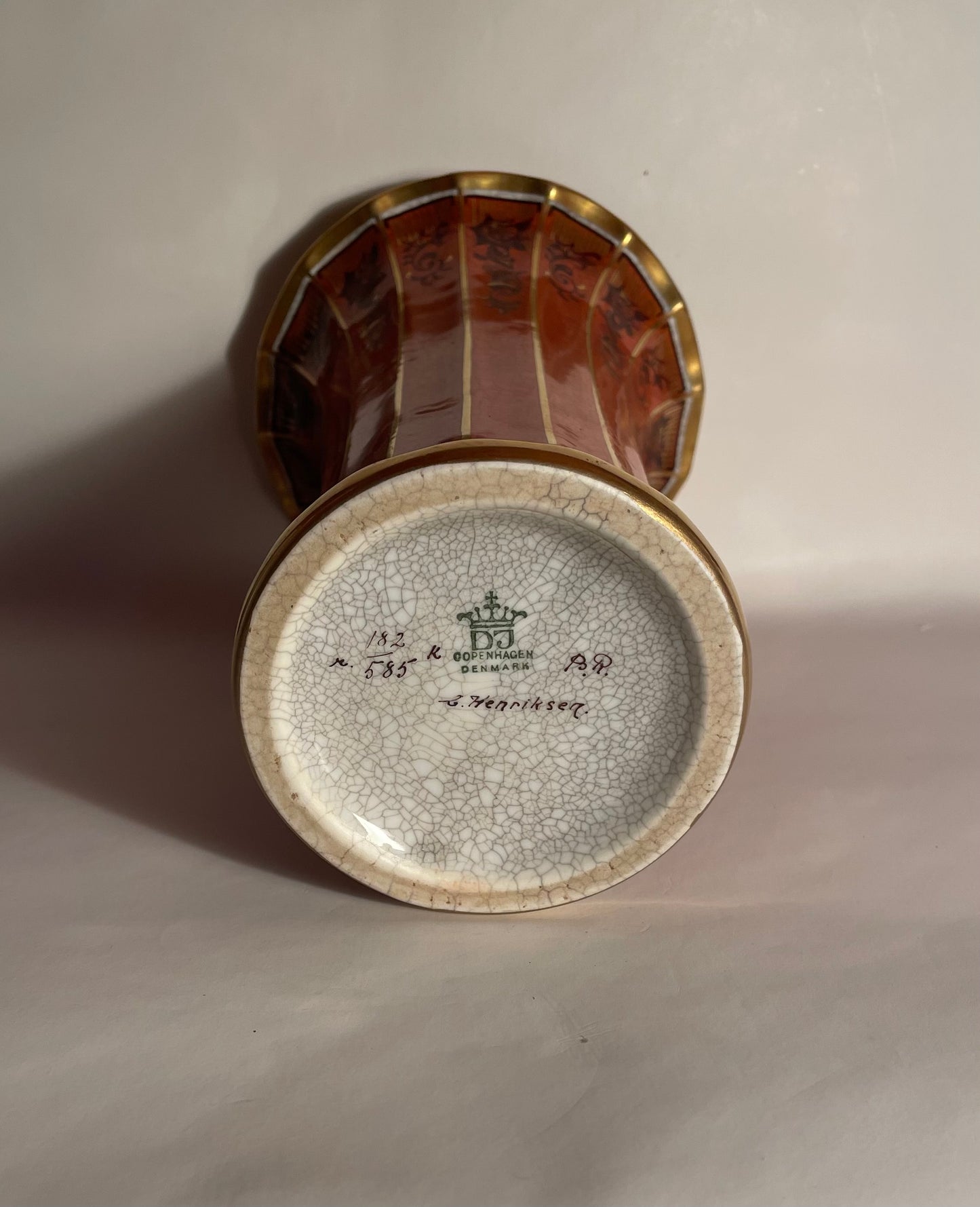 Flot Dahl Jensen craquele vase - nr. 091000