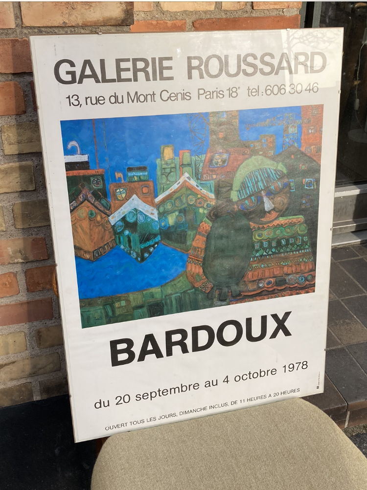 Flot Galerie Roussard offset tryk fra 1978 - nr. 01130