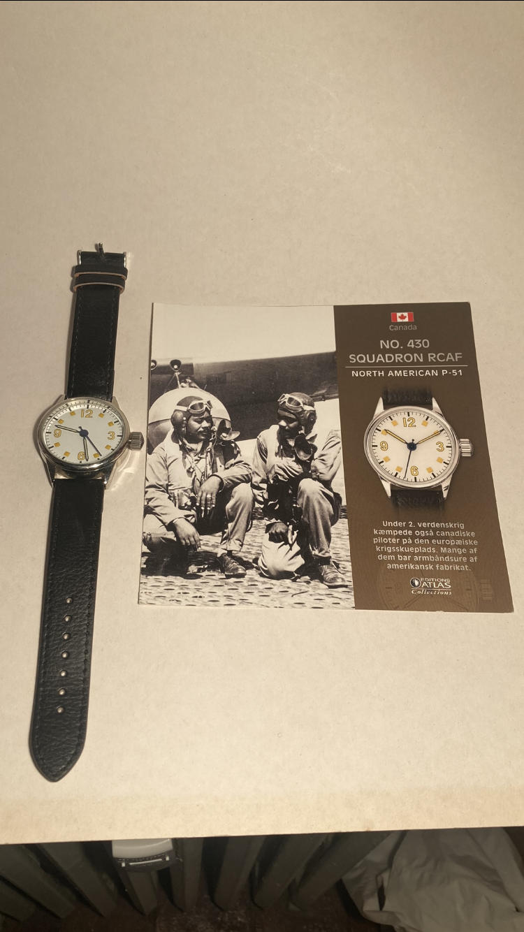 Pilot ure af nyere dato med mekanisk urværk - nr. 01381