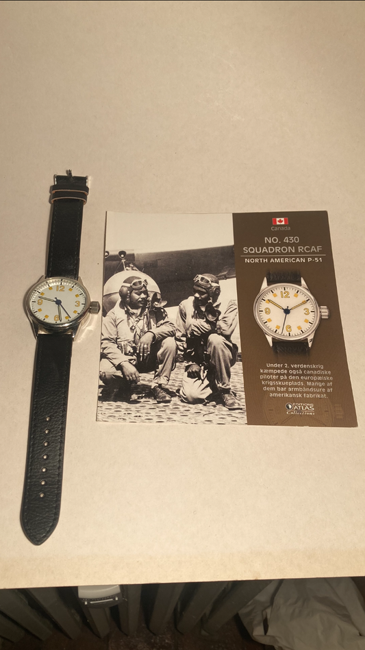 Pilot ure af nyere dato med mekanisk urværk - nr. 01381