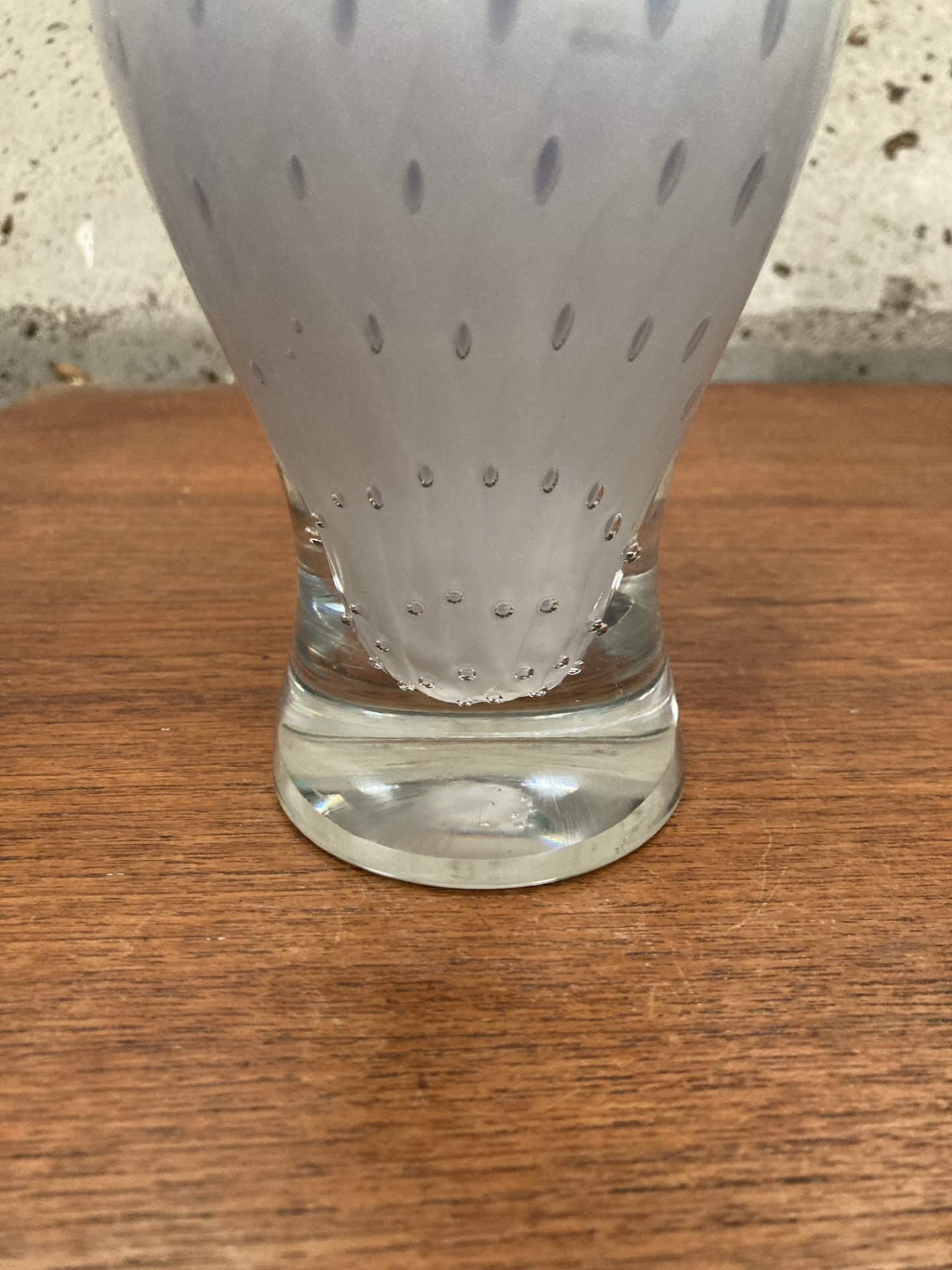 Beautiful tall glass vase - no. 0514