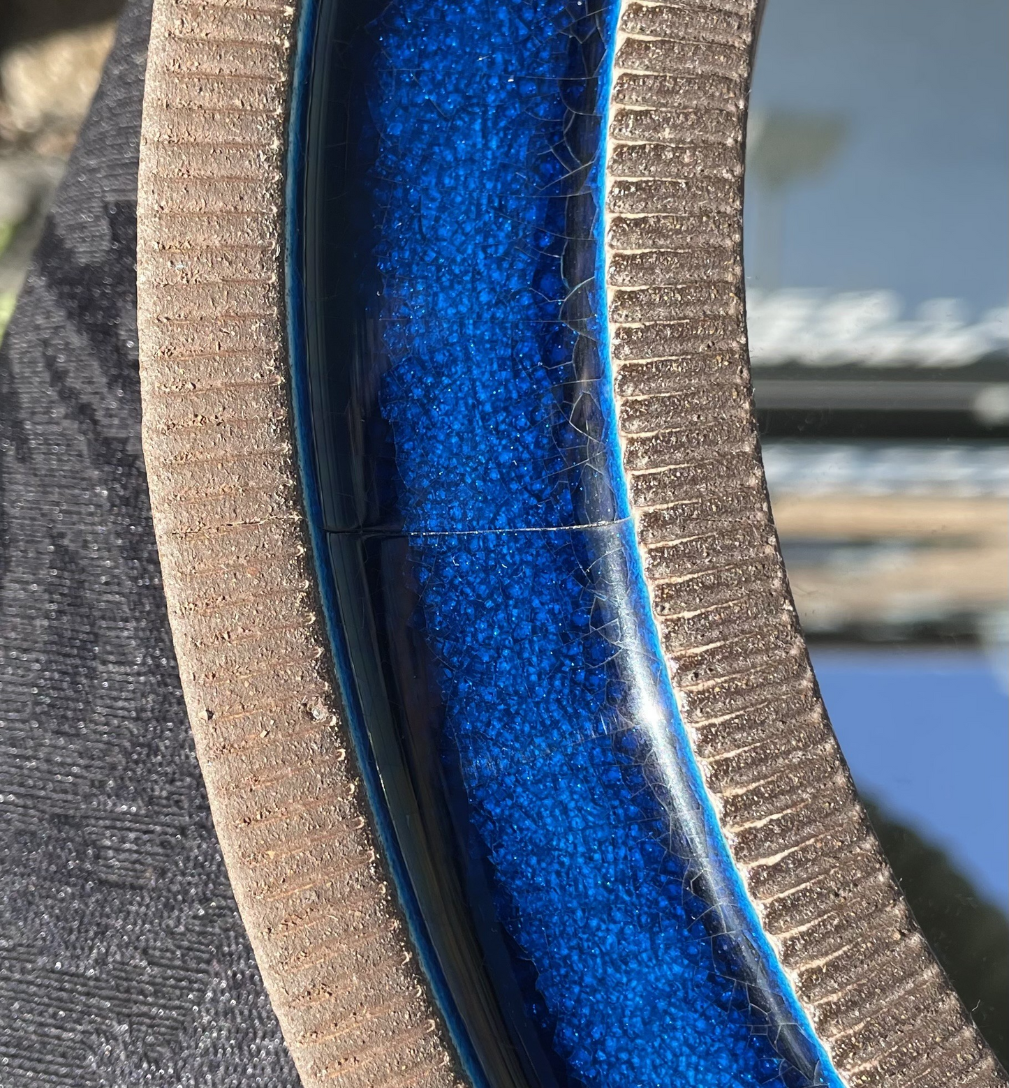 Erik Reiff stoneware mirror from Knabstrup - no. 255655