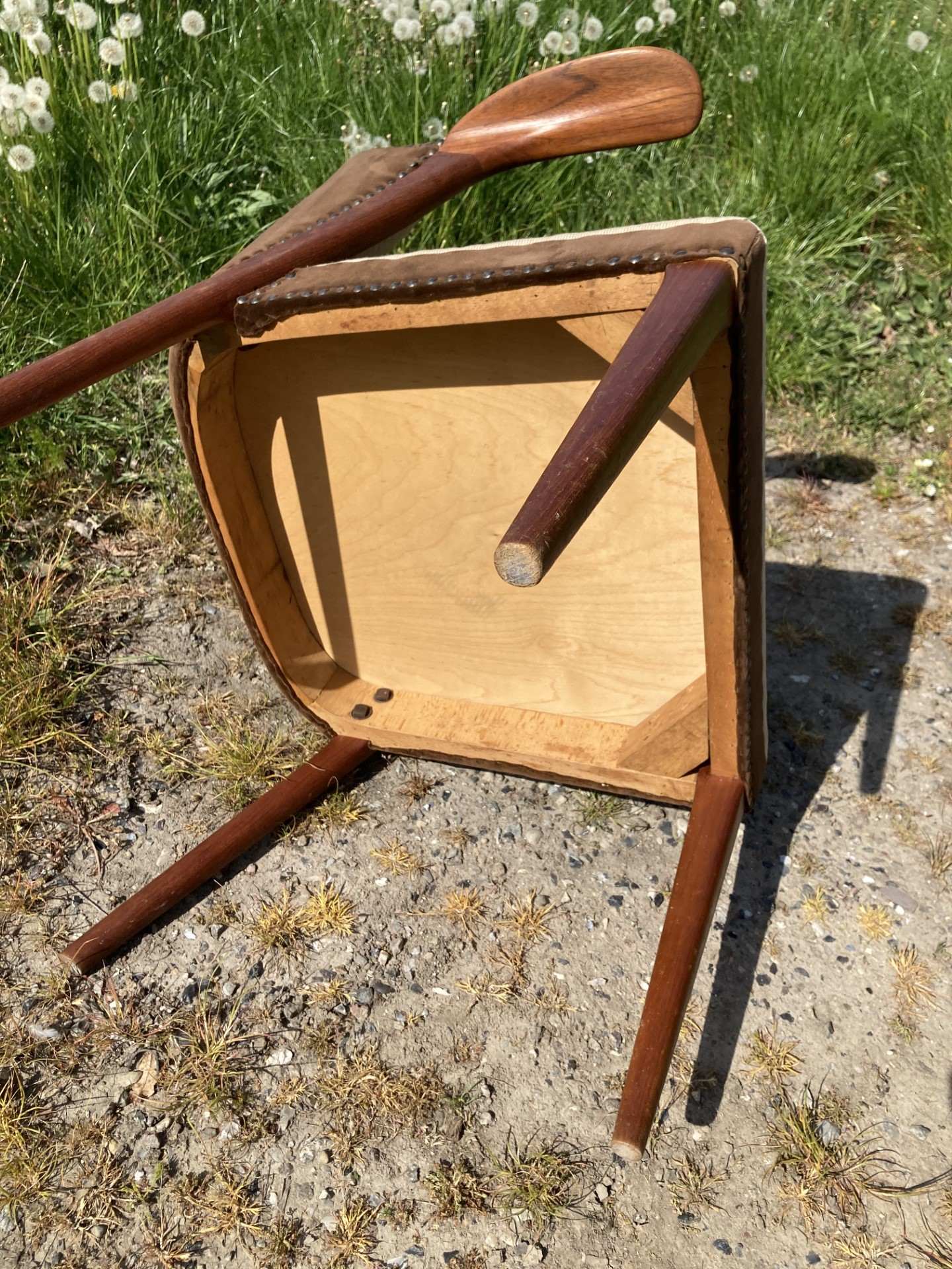 Kurt Olsen teak armstol fra Slagelse møbelværk - nr. 0130