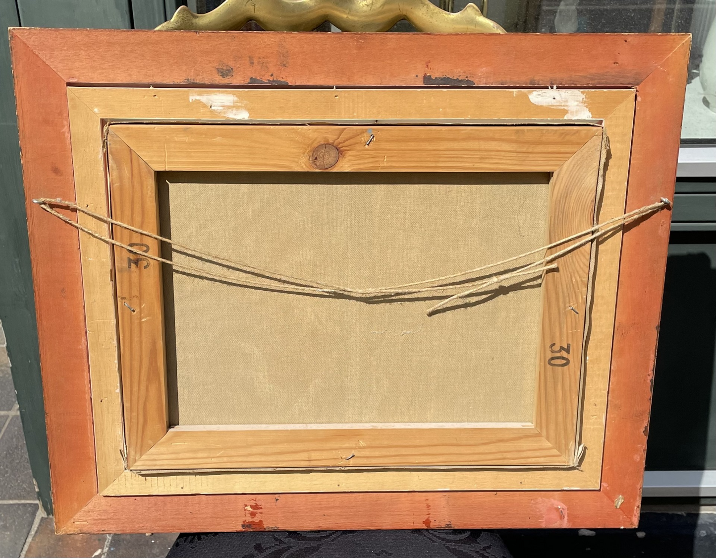 Finn Johansen (1942-2006), interiør maleri, olie på lærred - nr. 456987