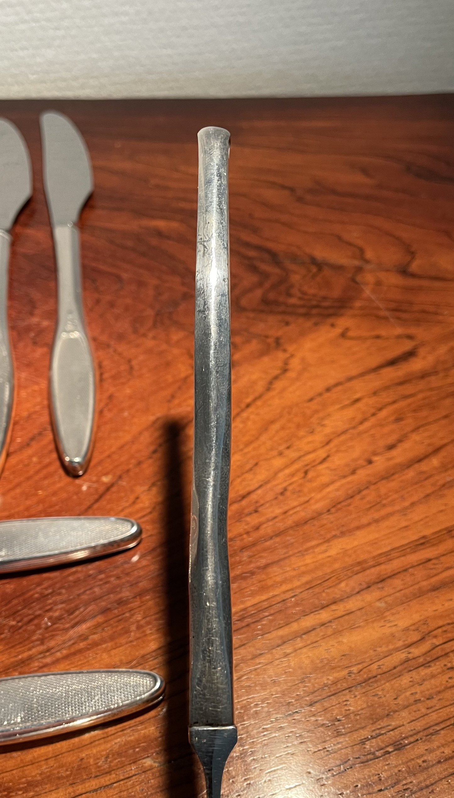 Henning Seidelin sølv knive “Kongelys” for Frigast - nr. 560880