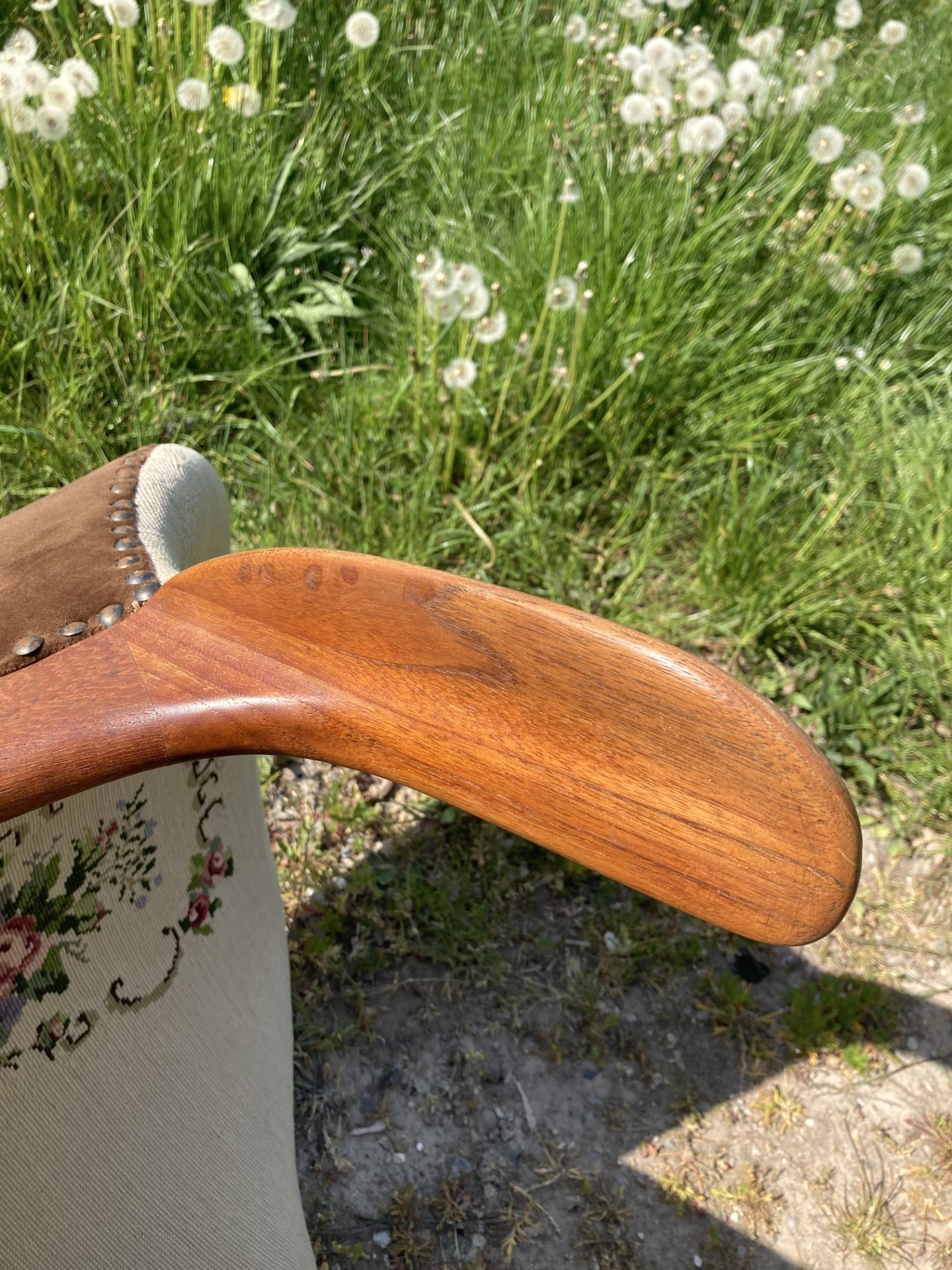 Kurt Olsen teak armstol fra Slagelse møbelværk - nr. 0130