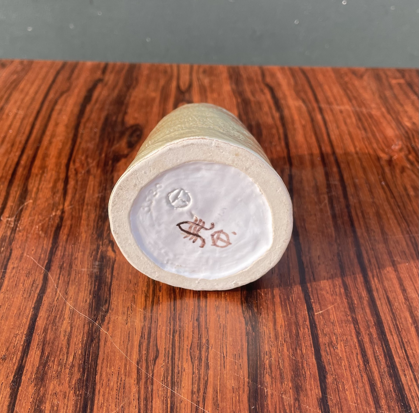 Flot Thorkild Olsen keramik vase fra Aluminia - nr. 012045