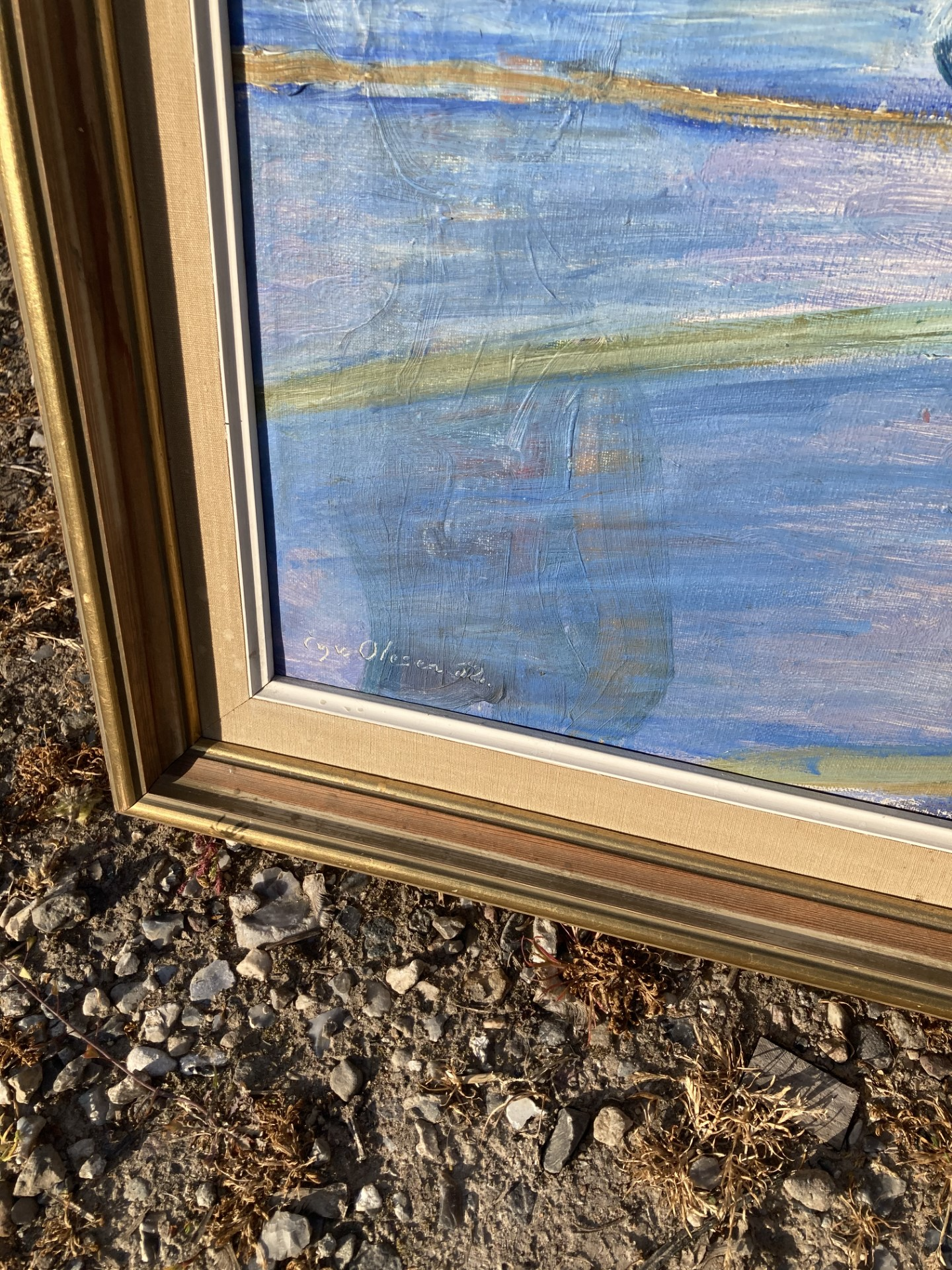 Ejvind Olsen maleri - nr. 0157