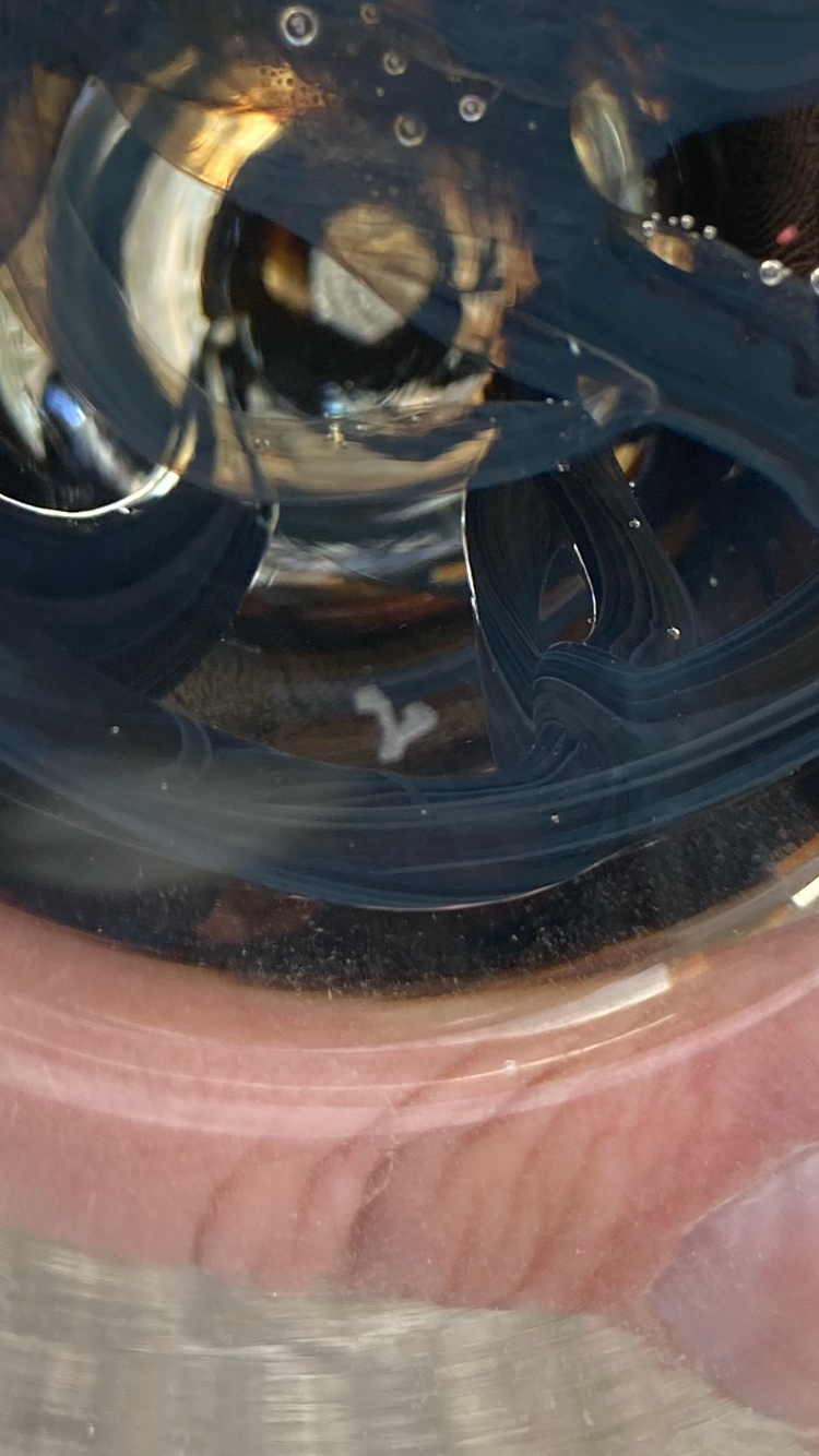 Beautiful Michael Bang candlestick from Holmegaard - no. 0097