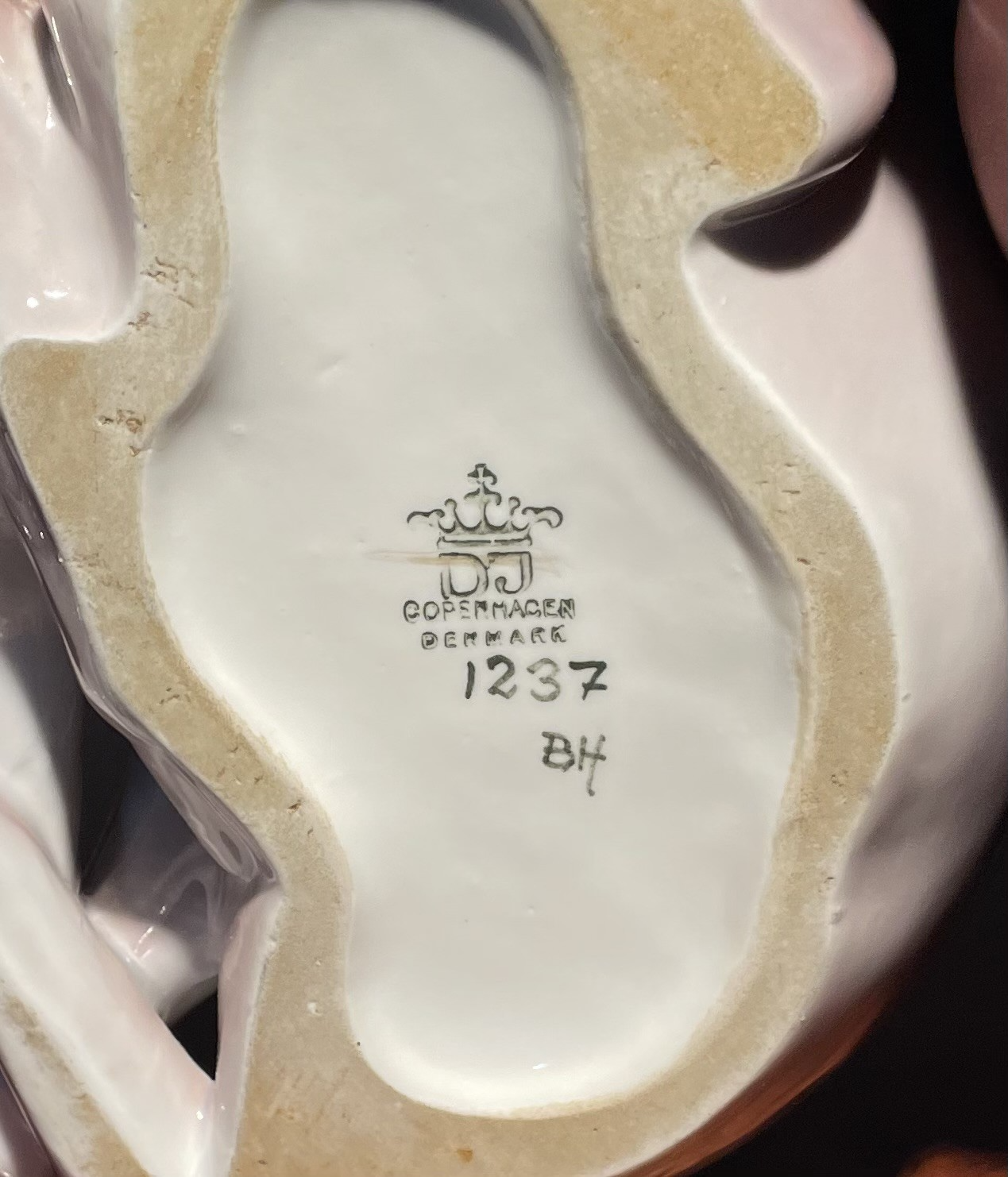 Dahl Jensen porcelæn figur, "liggende antilope" - nr. 456654