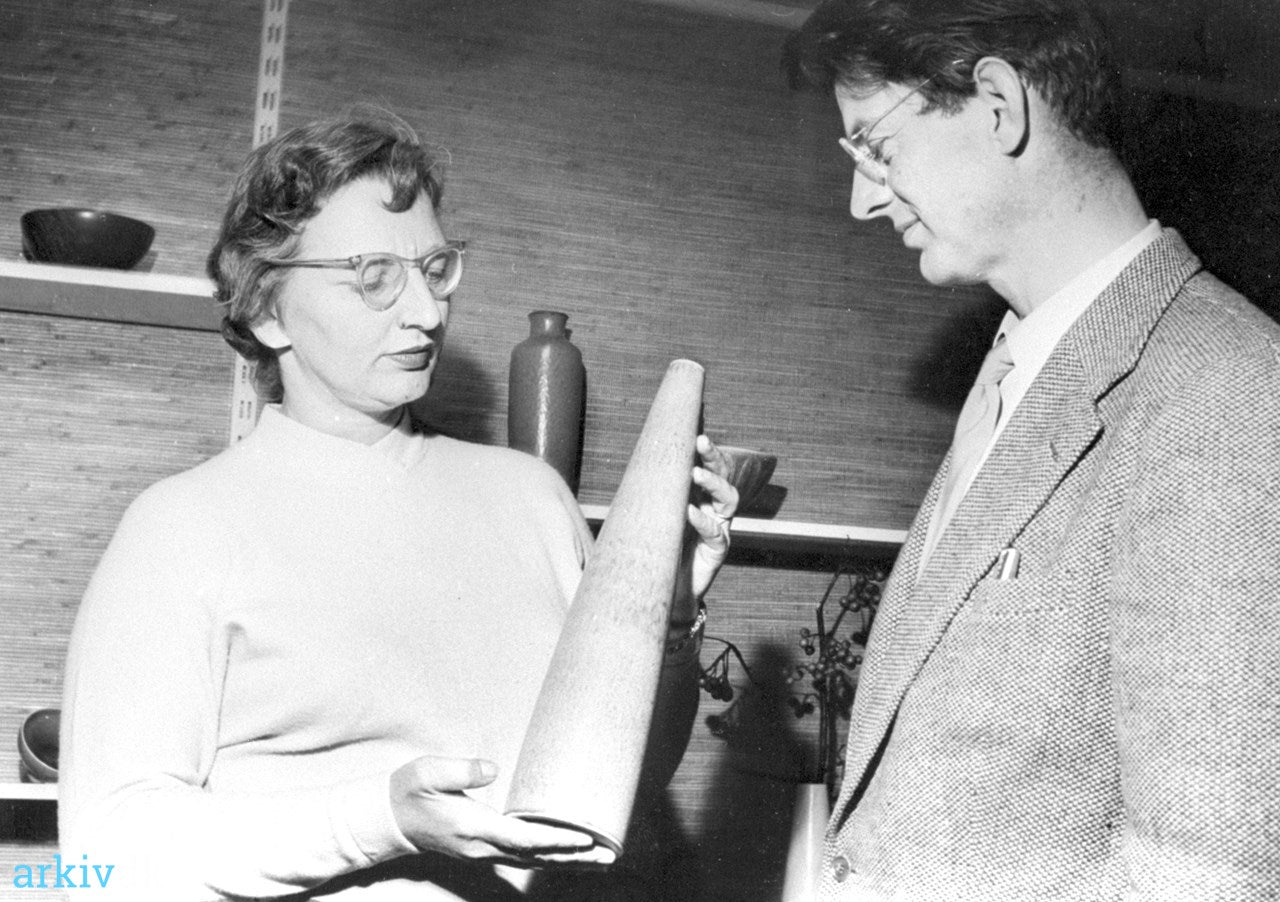 Mid-century Ceramic Vase, Design by Per Linnemann-Schmidt for Palshus-011921