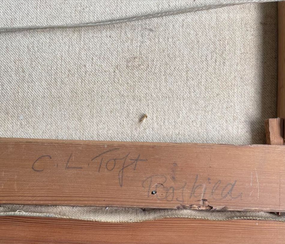 Olie på lærred, signeret C. Toft 1919 - nr. 08050