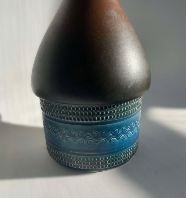 Dümler & Breiden ceramic vase no. 11/21. West Germany pottery 1970s