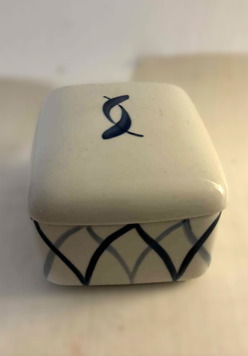 Smørboks Harlekin, Dan-ild, Lyngby Porcelæn - nr. 1557520022