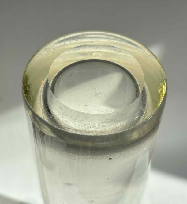 デンマークのホルムガード社製の、1960年代に作られた見事なスカンジナビアの大型ガラス花瓶