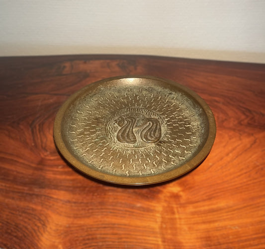 Flot gammelt Tinos bronce fad - nr. 0145703