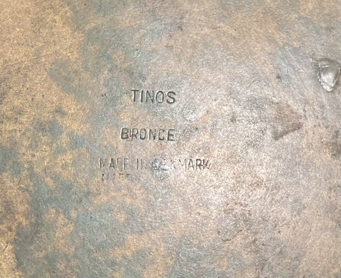 Flot gammelt Tinos bronce fad - nr. 0145703