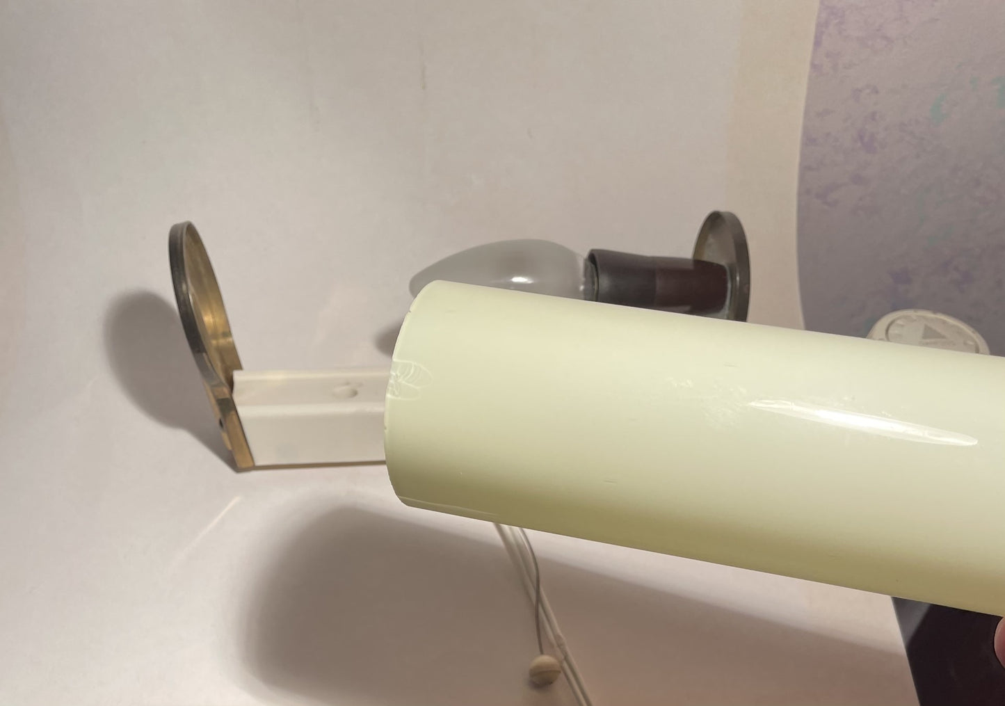 Flotte retro sengebord lamper i glas og messing - nr. 01001