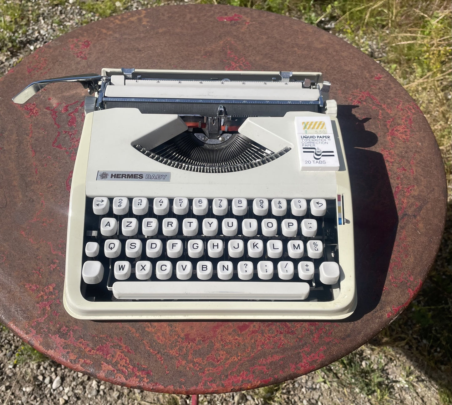 Hermes Baby typewriter from 1976 - no. 1402874